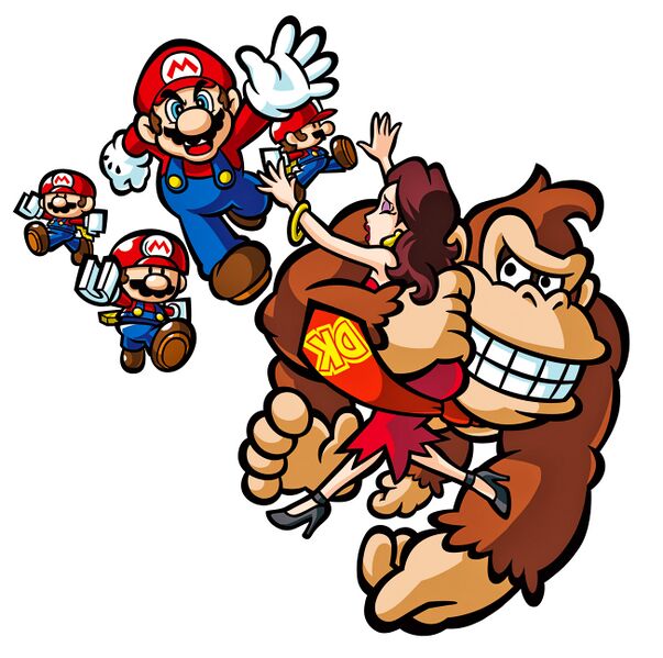 File:Mario and Minis chasing DK MvDK2.jpg