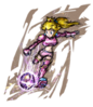 SSBB Sticker Peach (Strikers).png