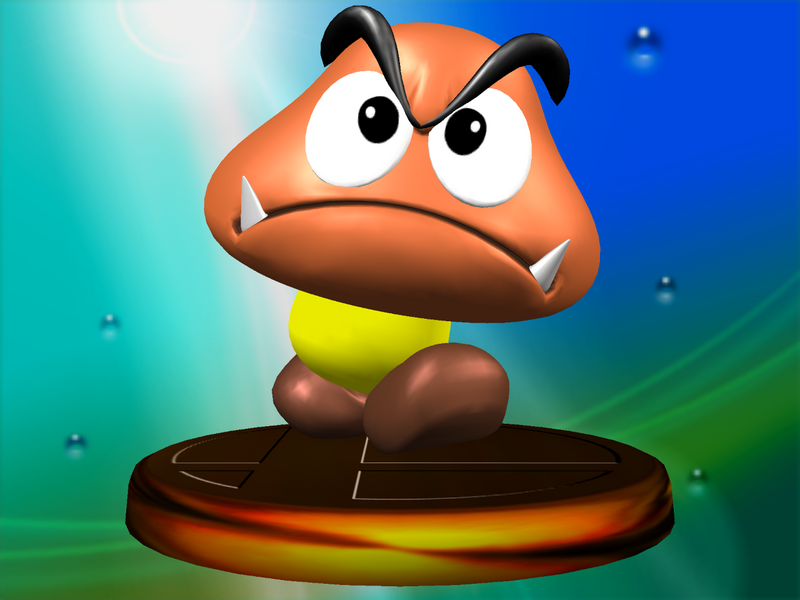 File:SSBM Trophy Goomba.png