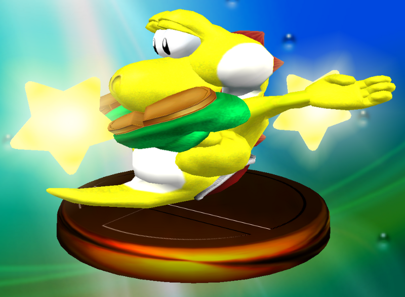 File:SSBM Trophy Yoshi (All-Star).png