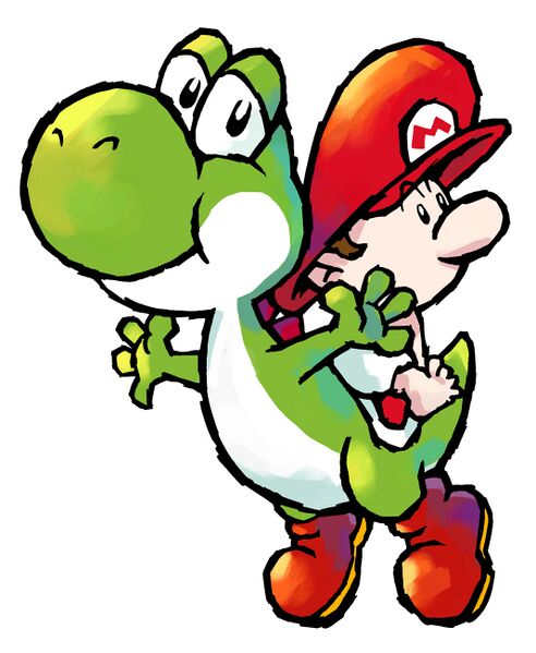File:Yoshi and Baby Mario.jpg